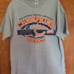Chicago Bears 2006 NFC Champions Gray Short Sleeve Tee